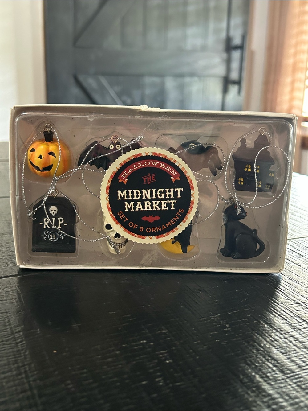 Halloween Ornament Set - Assorted Orange, Black, Yellow